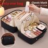 Urban Minimalist Makeup Bag With Waterproof Pu Material For Travel And Daily Use