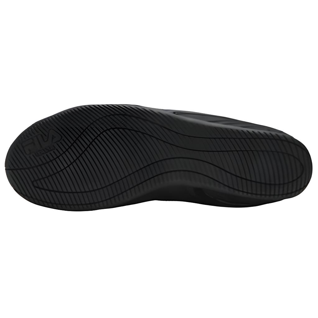 Fila Textile, Synthetic Leather Abrasion Resistant Low Top Casual Shoes Men's Black F12W622138F-BK