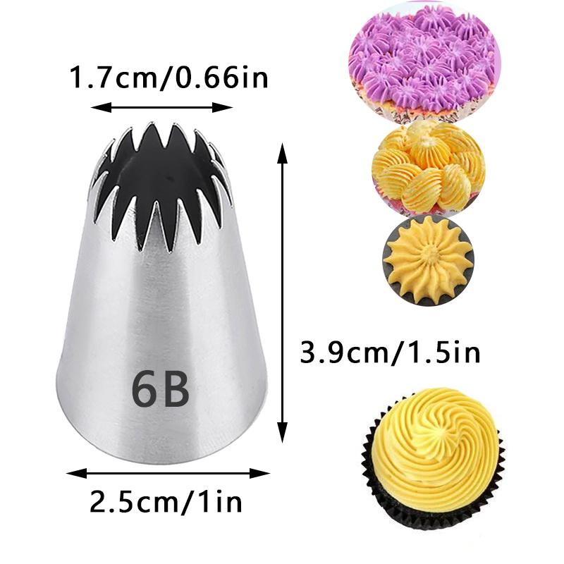 13 Styles Large Icing Piping Nozzles for Decorating Cake Baking Cookie Cupcake Piping Nozzle Stainless Steel Pastry Tips tools
