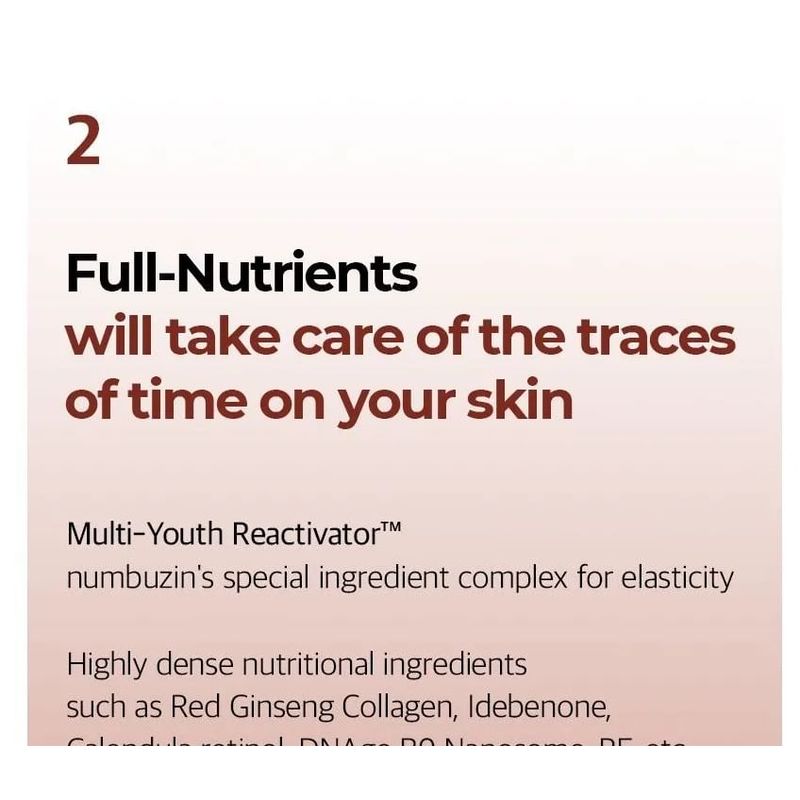 numbuzin - No.4 Full-Nutrient Firming Cream