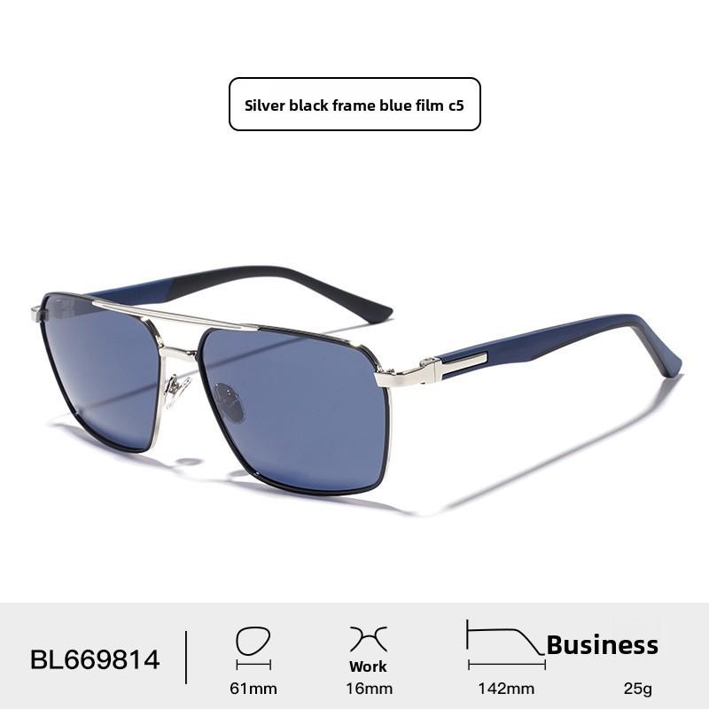 Vintage Metal Sunglasses With Polarized Protection For Fashion Trendsetters