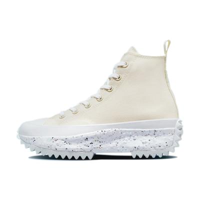 Run Star Hike Crater Vysoké Trendy Univerzální Ležérní Vysoké Espadrilky Unisex Krémově bílá