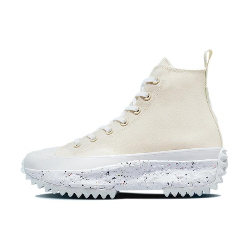 

Converse Run Star Hike Crater High Top Trendy Versatile Casual High-Top Espadrilles Unisex Off-White 37