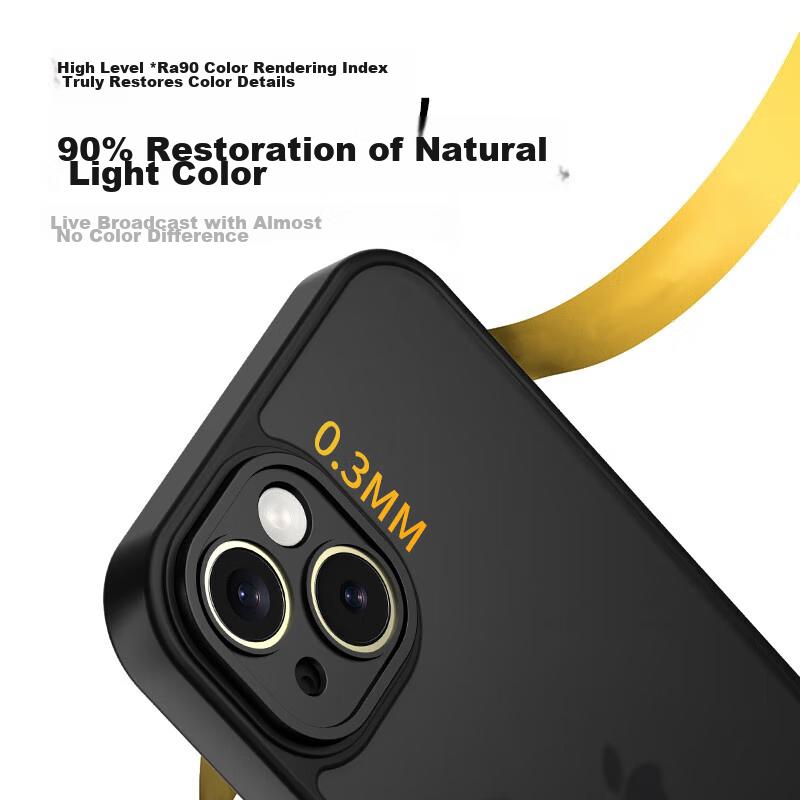 IPhone 14 Plus Case, Apple 14 Plus Protective Cover, Matte Anti-Drop Fingerprint-Resistant Full Lens Protection Soft Edge Case, Titanium Gray