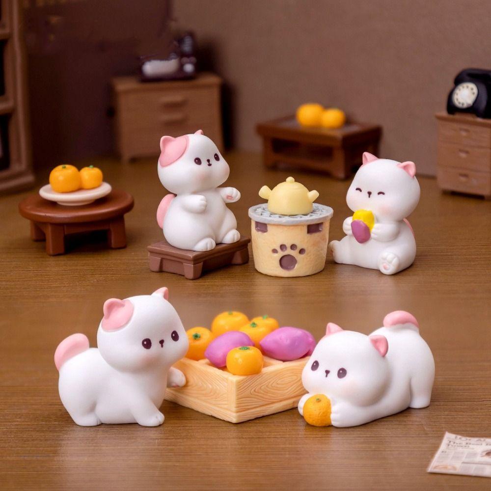 Maison de poupée DIY Animaux Statue Jardinage Figurines Miniatures Mignonnes Mini Figurines d'Animaux