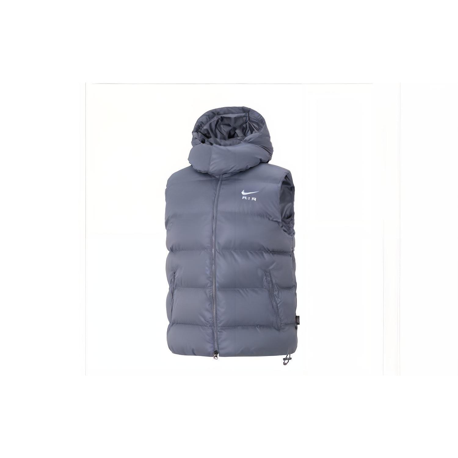Nike Air Therma-FIT Hoody Vest  Grey  Men s FD6428-065 M