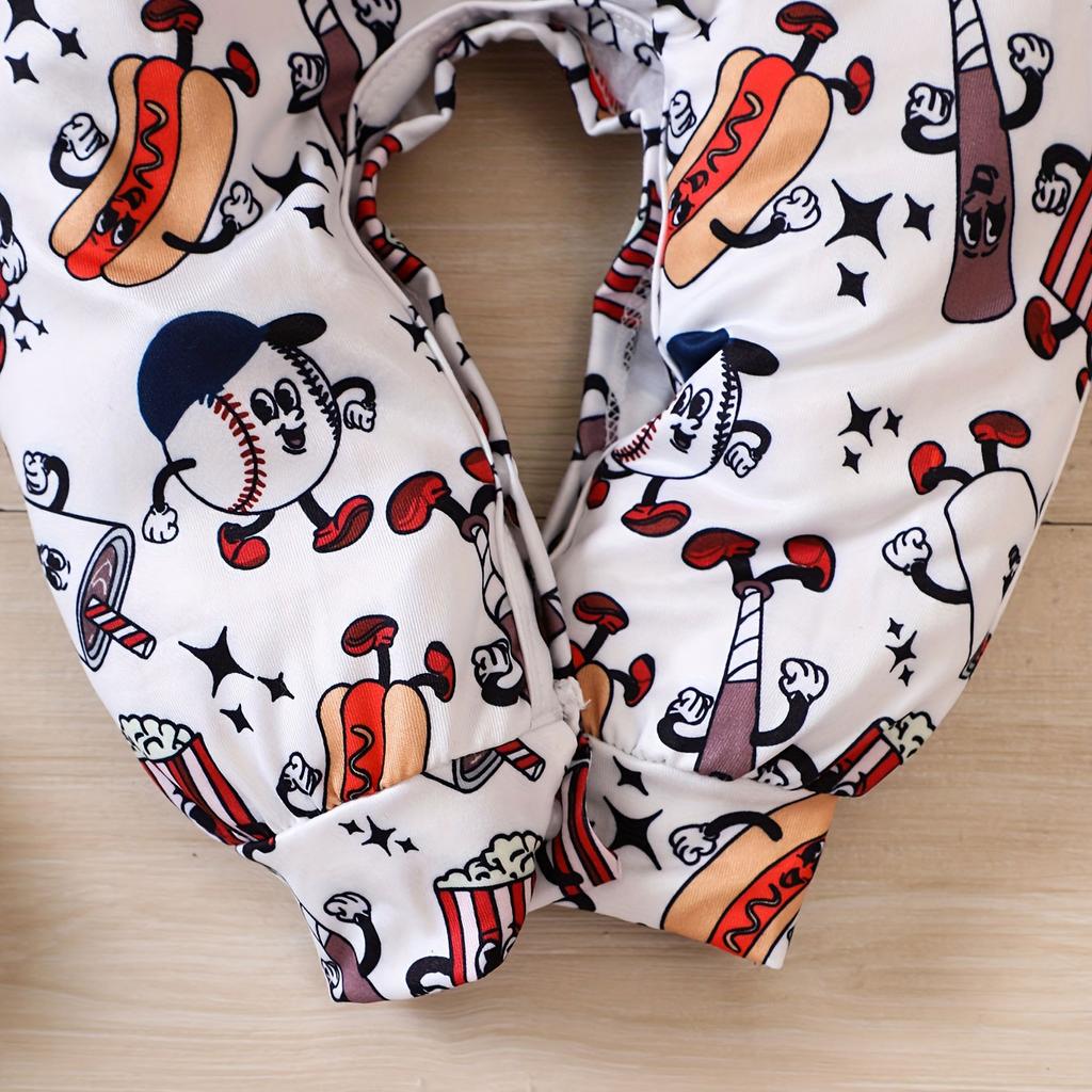 Neugeborenes Baby Herbst Strampler mit langen Ärmeln Overall Cartoon Tierdruck Overall Kleinkind Jungen Herbst Kleidung 0-24M