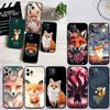 AQ53 Fuchs lustige Kunst Weiche Hülle für Redmi Note 13 14 Pro+ Plus A3 A3X 13X 13C 13R 14S 14C 14R