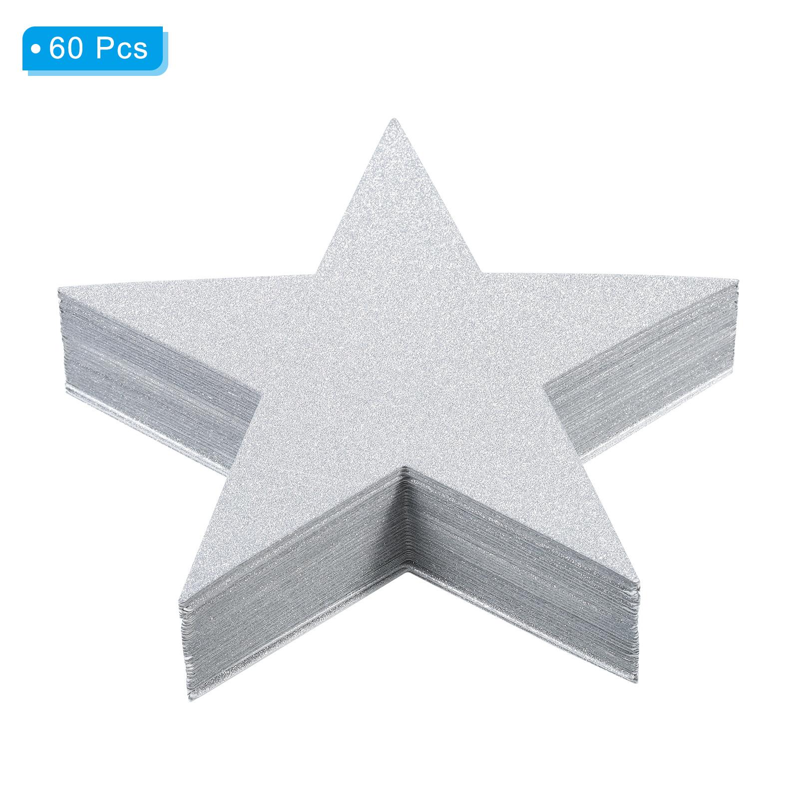 

Cutouts Double Printed Paper Glitter Star Confetti Cutouts Cardboard Stars for Bulletin Board Classroom Party 48/60/150pcs
