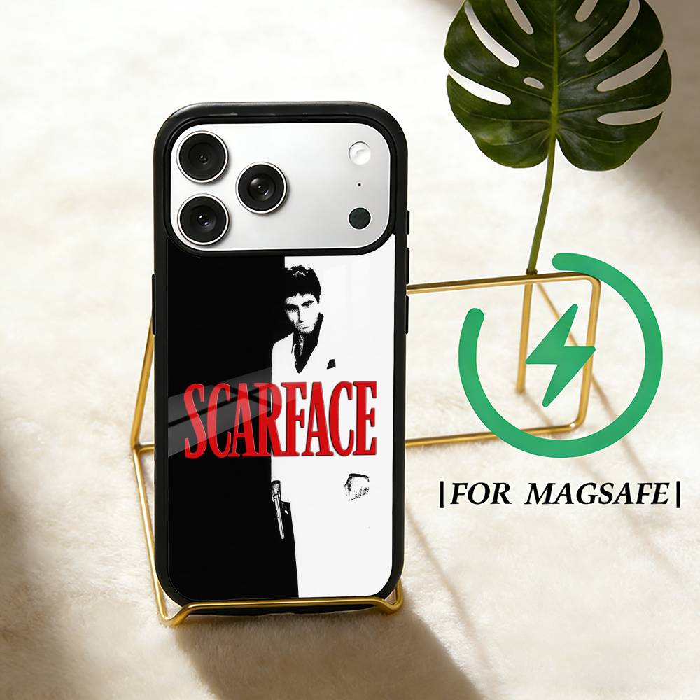 Classic Movie Scarface  Phone Case For iPhone 17,16,15,14,13,12,Plus,Pro,Max for Magsafe Magnetic Wireless Charging