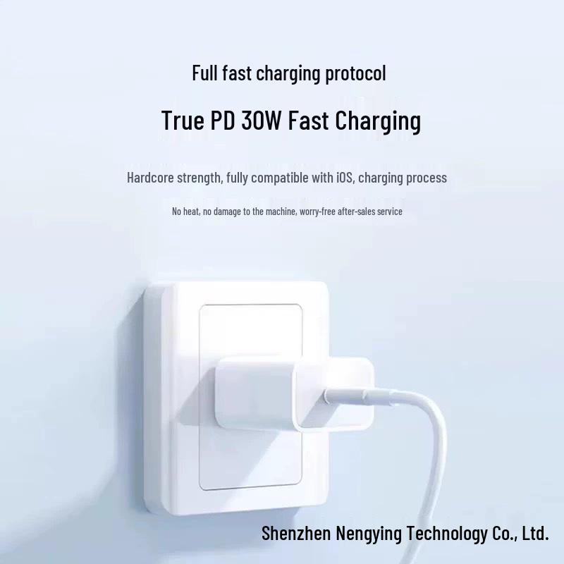 3C Certified 30W PD Charger Set for Apple 15 & iPad