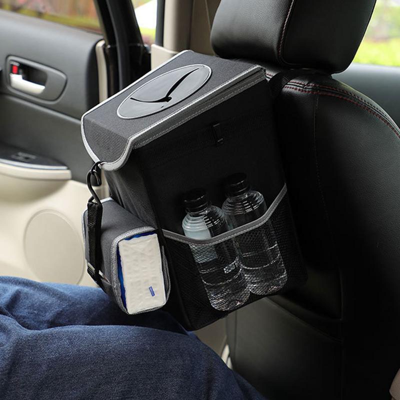 Auto Müllbeutel für Rücksitz Auto Sitzlehne Aufbewahrungsbehälter Multifunktionale Große Kapazität Wasserdicht Faltbarer Auto Müllbehälter