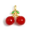 2 Stück 3D Frucht Anhänger Apfel Stil Bunter Anhänger Für Halskette DIY Anhänger Fußkettchen Ohrringe Halskette DIY Herstellung Zubehör