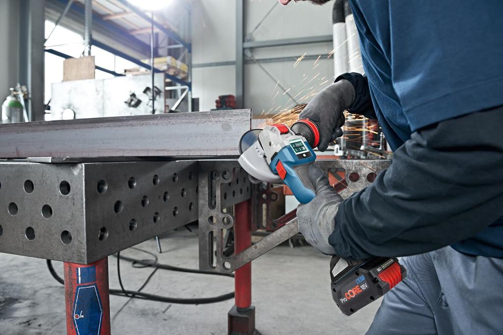 Bosch Professional 18V Cordless Disc Grinder Charger Sold X-LOCK (body Only, Separately) GWX18V-10SC5H