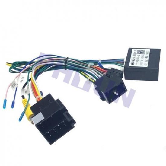 16 pin Car Android Radio Wiring Cable Harness For Citroen C4 2010-2018 w/ CANBUS