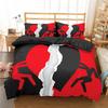 Lover Couples King Queen Duvet Cover Black And White Printed Bedding Set For Adults Valentine's Day Bedroom Decor Quilt Cover