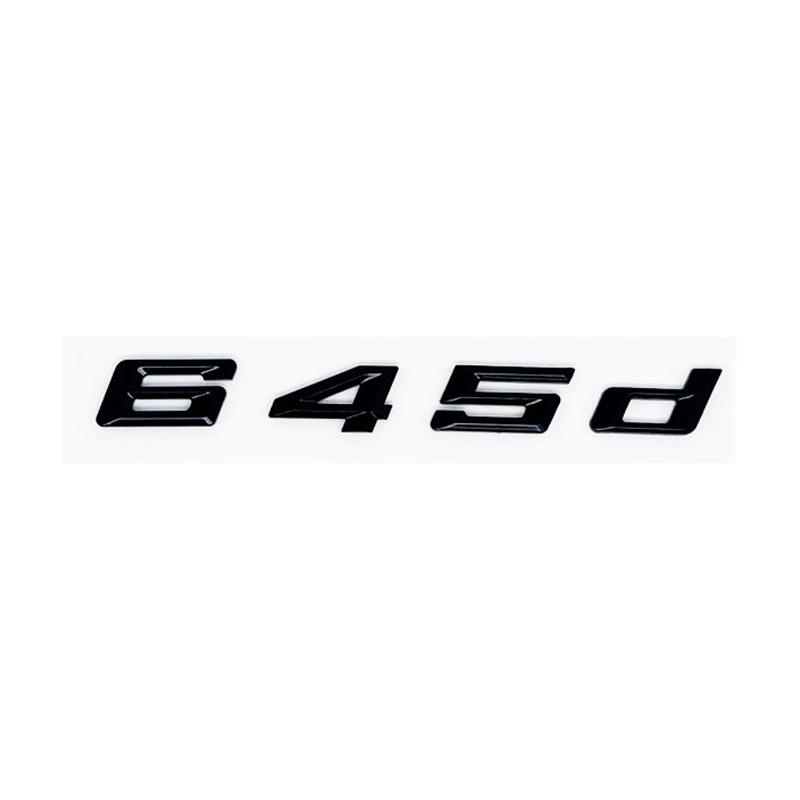 New ABS Alphanumeric Trunk Emblem for BMW 6 Series E63 E64 F06 F12 F13 - 620d 625d 628d 630d 635d 640d 645d 650d Logo Sticker