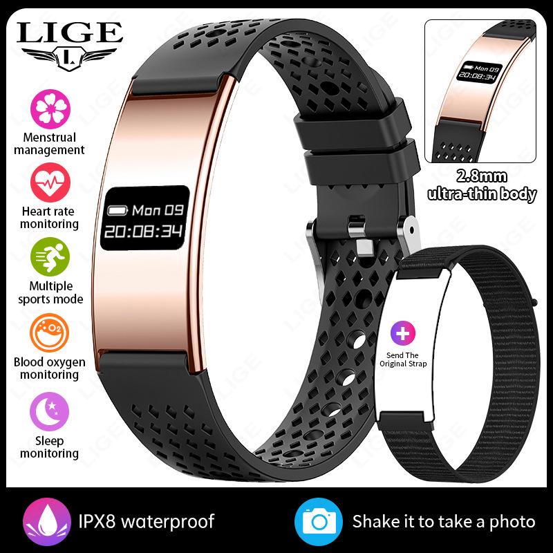 B8 Unisex Smart Bracelet: Luxurious, Waterproof, Monitors Heart Rate & Sleep.