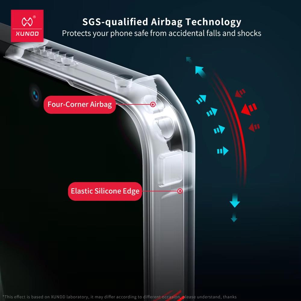 For Huawei Honor GT Case XUNDD Airbag Shockproof Anti Fall Bumper Protective Cases Transparent Phone Cover Luxury Casing