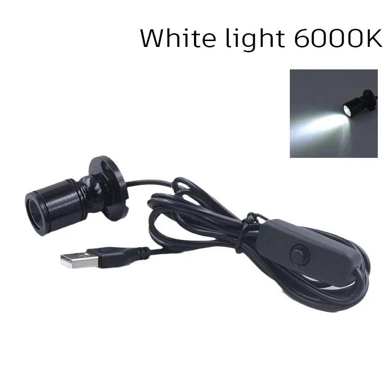 Surface Mounted Mini USB DC 5V 1W LED Spot Light Rotatable Ceiling Lamp Jewelry Showcase Counter Closet Cabinet Shelf Spotlight