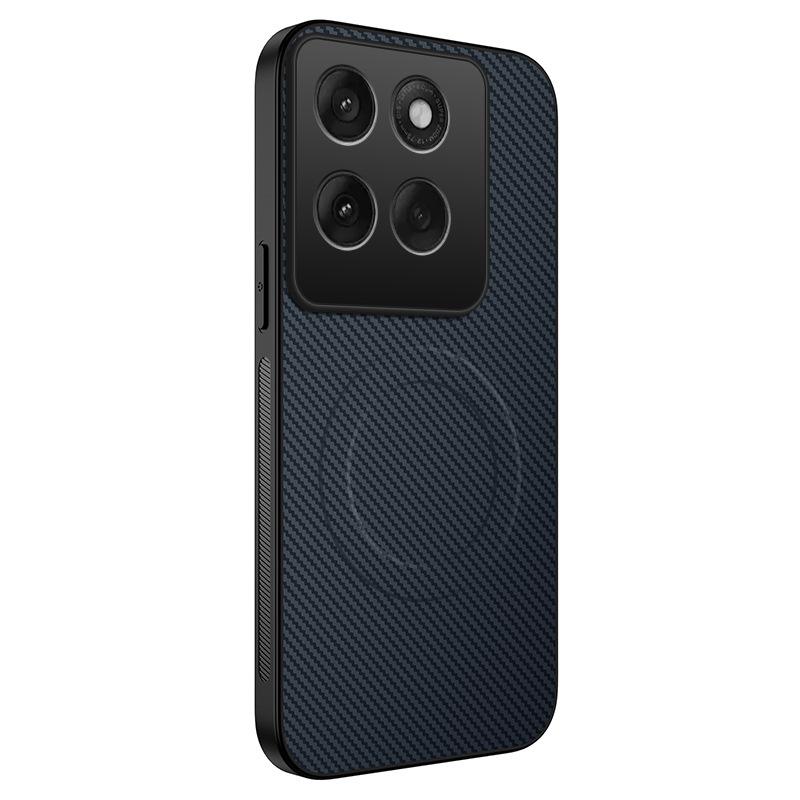 Applicable MOTO Edge70 Carbon Fiber Pattern Magnetic Mobile Phone Case Motorola G86 Matte G84 Protective Case