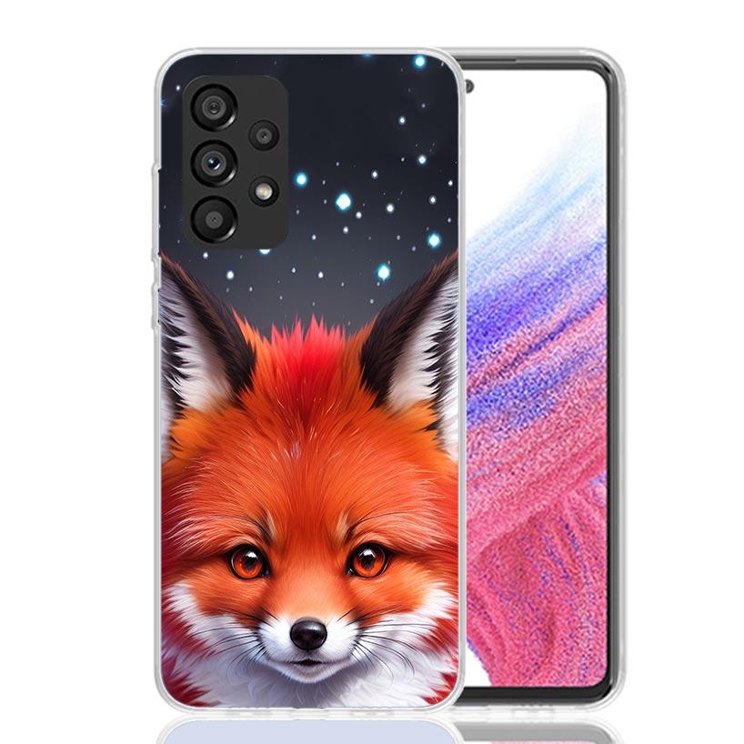 Animal Fox Phone Case for Samsung Galaxy A17 A16 A15 A14 A13 A57 A56 A55 A54 A53 A37 A36 A35 A34 A33 A26 A25 A24 A23 Galaxy A16