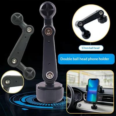 1 Pieza Accesorios de Modificación 17 mm Cabezal de Bola Universal Soporte de Teléfono para Coche Barra de Extensión Adaptador de Pantalla para Salida de Aire Brazo de Extensión