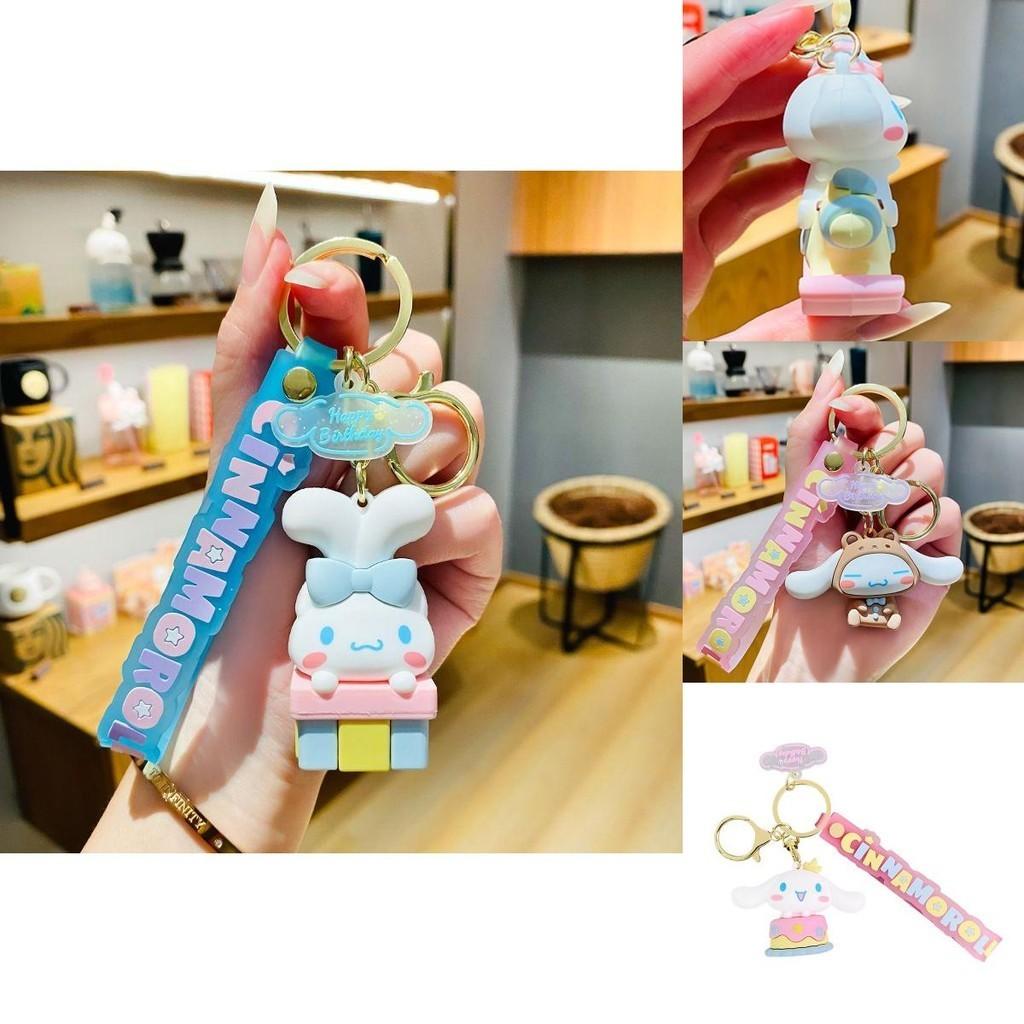 Unique Wooden Horse Cake Candle Figure Keychain Gift