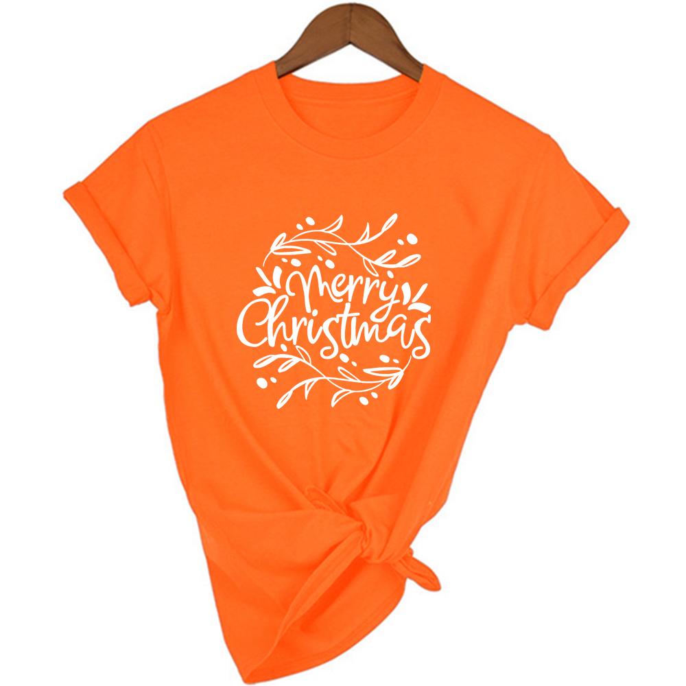 Merry Christmas Women Graphic T Shirts Short Sleeve Harajuku Casual Xmas Aesthetic Streetwear Festival Christmas Shirts