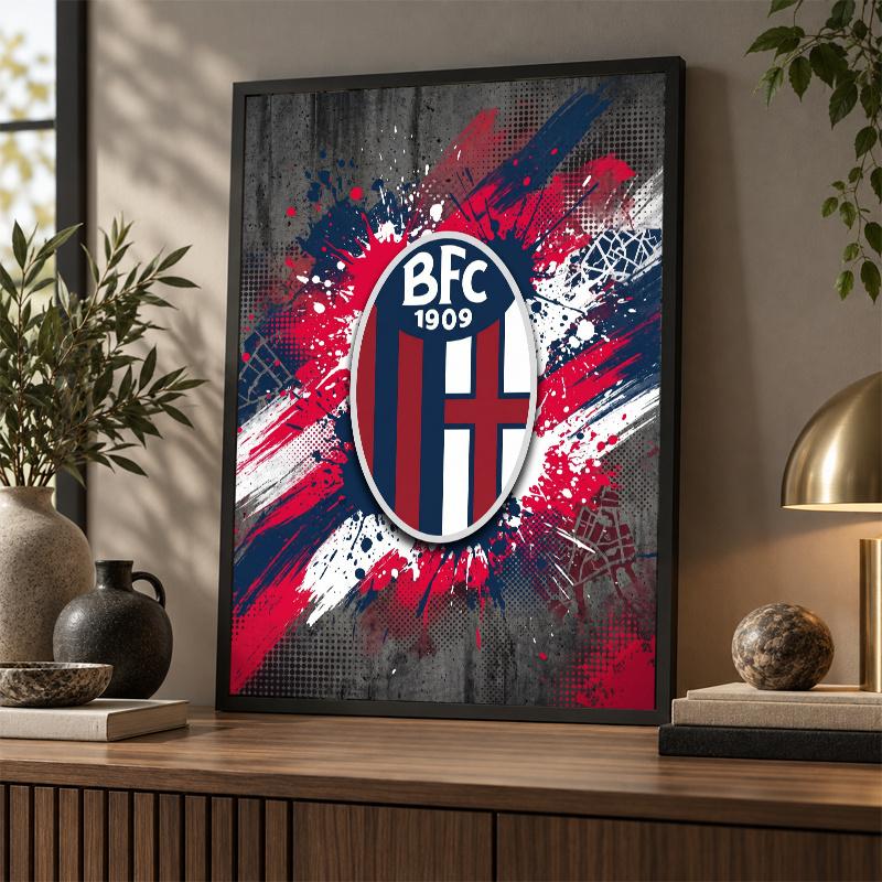 Bologna FC Diamond Painting Kit 5D Full Drill DIY Diamond Mosaic Wall Art Home Decor