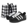 adidas Tênis Originais SUPERSTAR Bolinhas Preto Pérola, Bolsa de Compras Resistente à Abrasão Cano Baixo Skateboard Feminino EG4959(Team598-BOX)