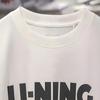 Li Ning Sports Lifestyle Series Classic Logo Short Sleeve T-Shirt Men T-Shirts White AHSV163-8