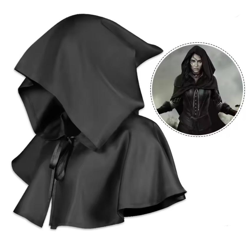 Punk Gothic Cloak Short Cloak Wizard Cape For Adult Cosplay Renaissance Fair