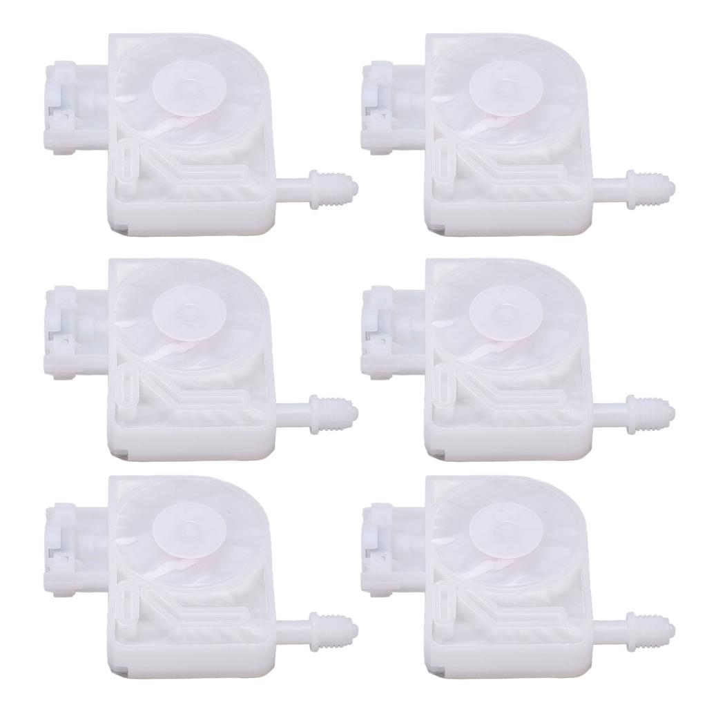 6PCS Ink Damper Replacement with Mesh Filter PP Plastic Printer Damper for DX5 DX6 DX7 White Thread