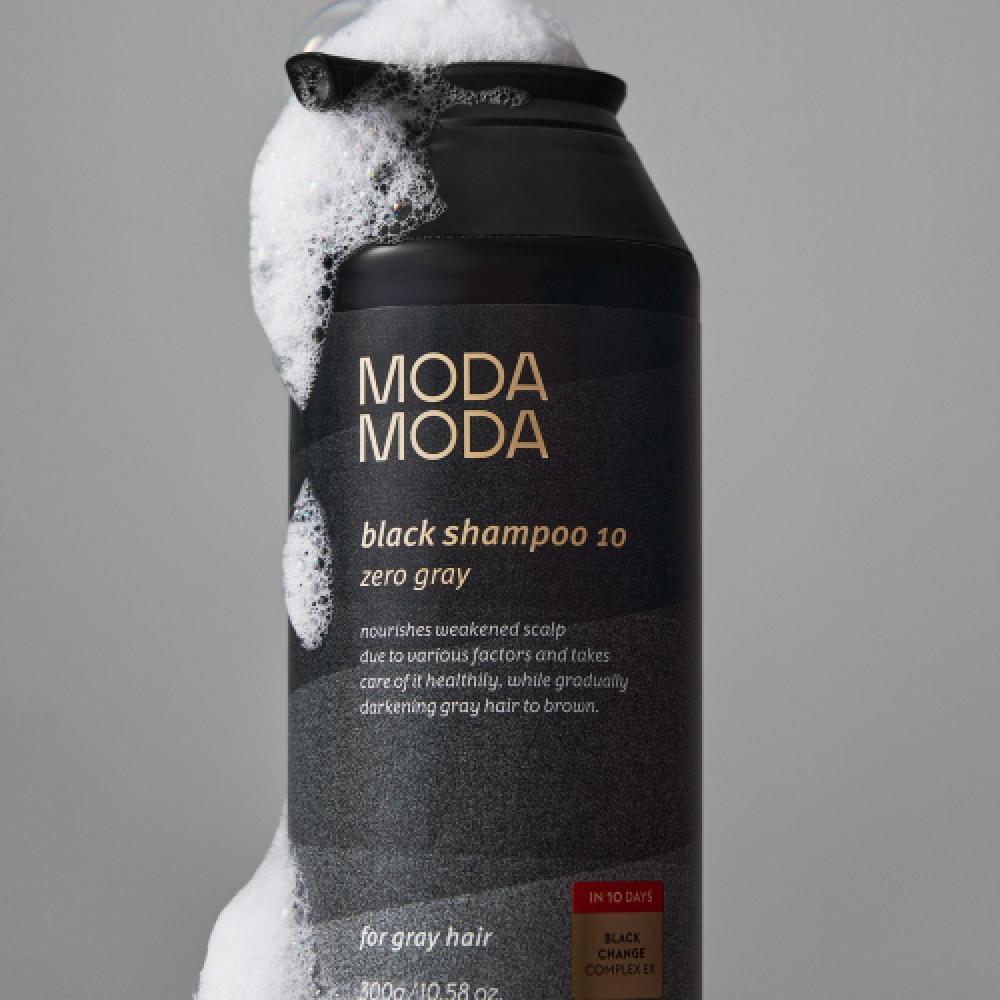 Modamoda Zero Gray Black 10 Peach Care 3rd Generation Shampoo 300g 3 Cans