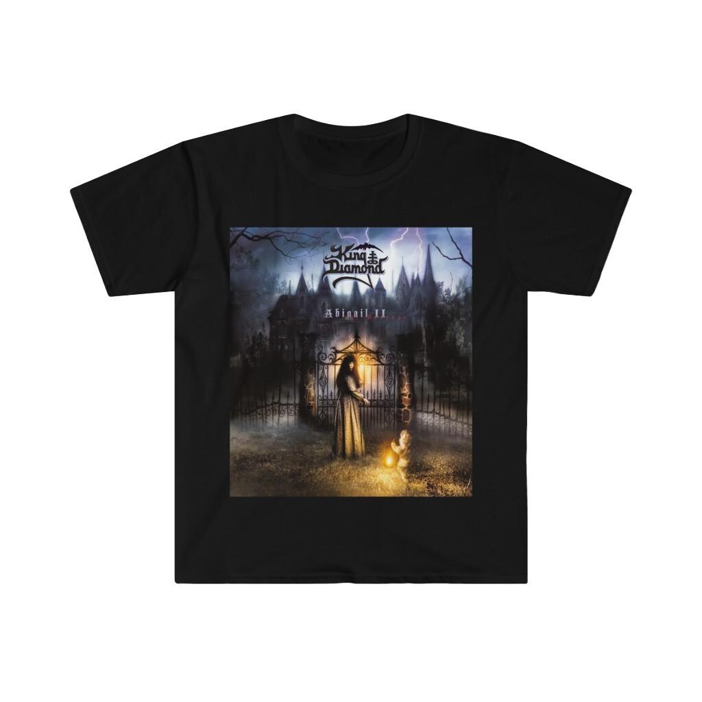 Unisex Soft Cotton T-Shirt Mens Womens Tees Top. King Diamond Abigail 2. Mercyful Fate. S