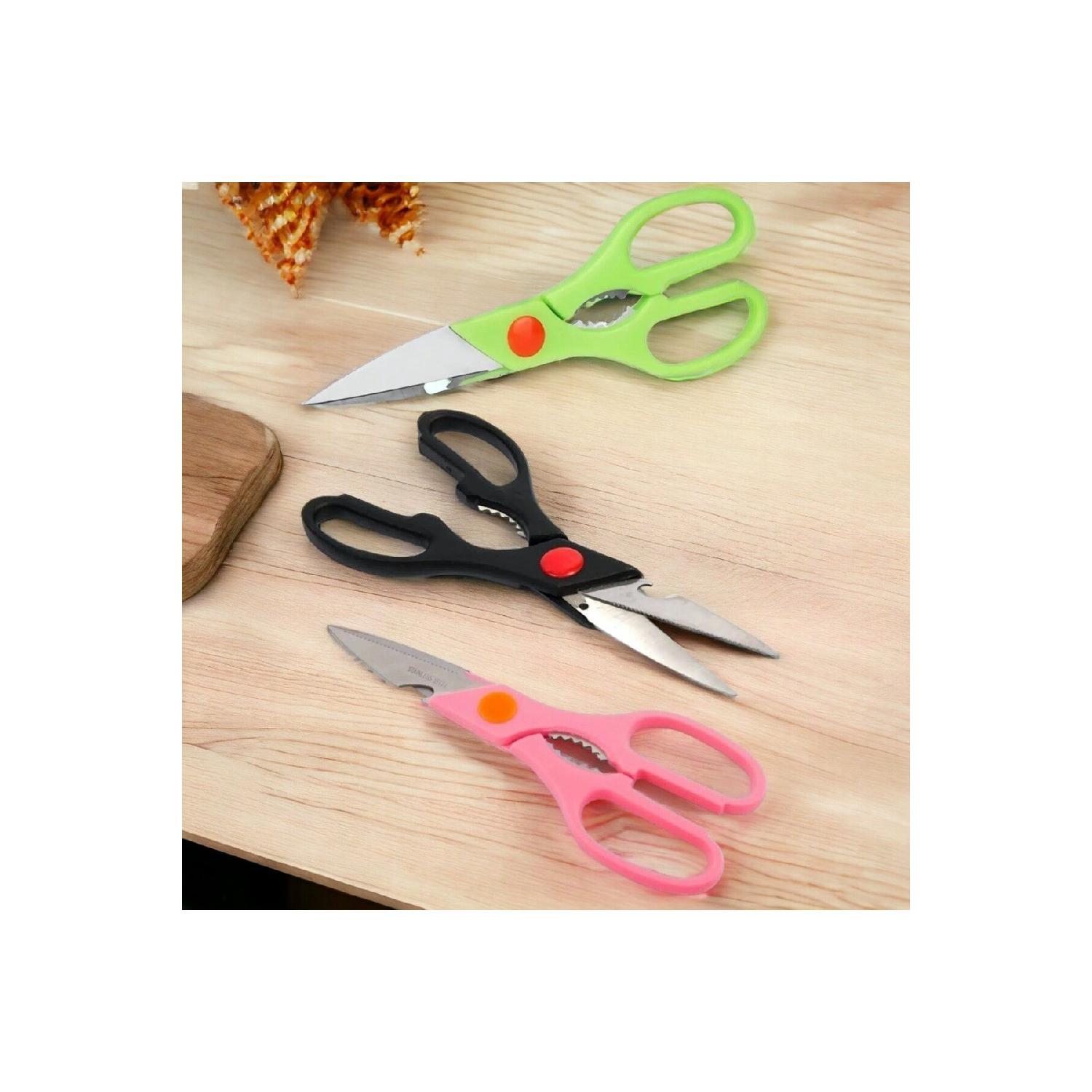 

Kitchen Shear Stainless Steel Multi -purpose Walnut Breaking Meat Vegetable Cutting Scissors
