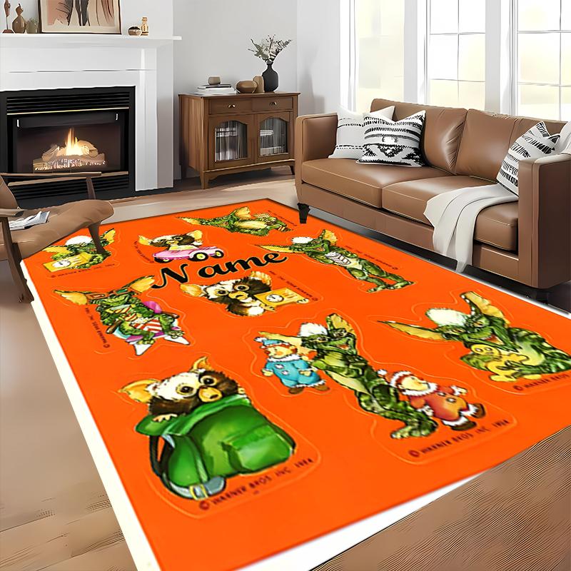 Custom personalization Gremlins Area Rug - Perfect For Kitchen, Bathroom,Laundry Room Decor Large Size Available,Gift All Seasons