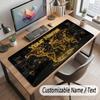 City Cyberpunk Theme Customized Mouse Pad Personalized Print Name Text Desk Mat For Home Office Table Decor