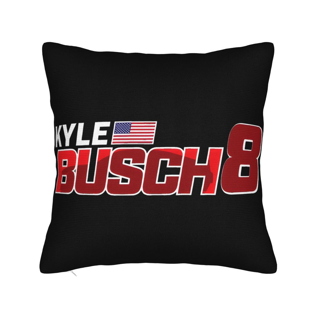 Decorative Pillow Covers Kyle Busch Merch Home Throw Pillow Case Cover Square Multiple Sizes