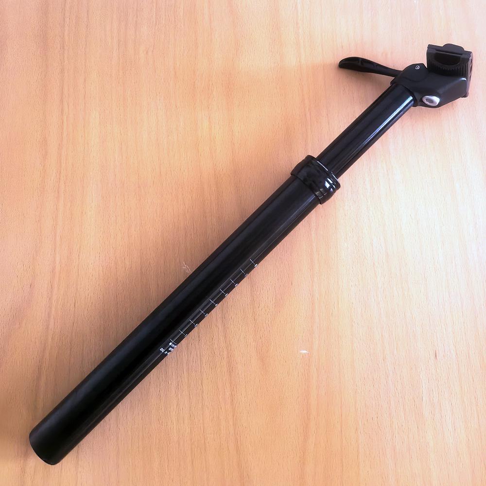 Hydraulic Shock-Absorbing Seatpost for Mountain Bikes - Multiple Sizes Available