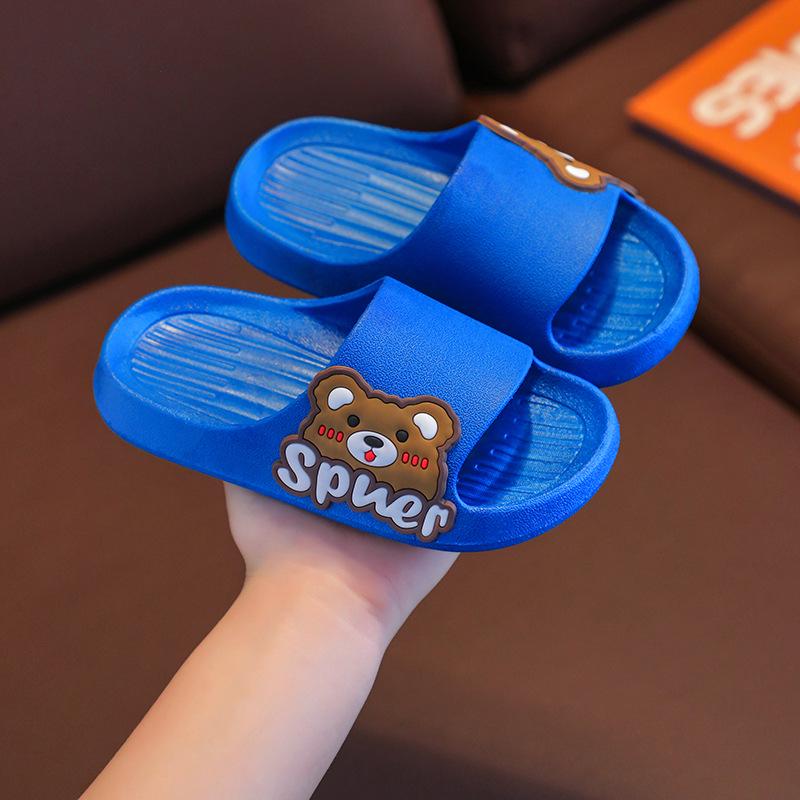 Cartoon Parent-Child Indoor Slippers for Kids and Adults - Summer Bathing Shoes