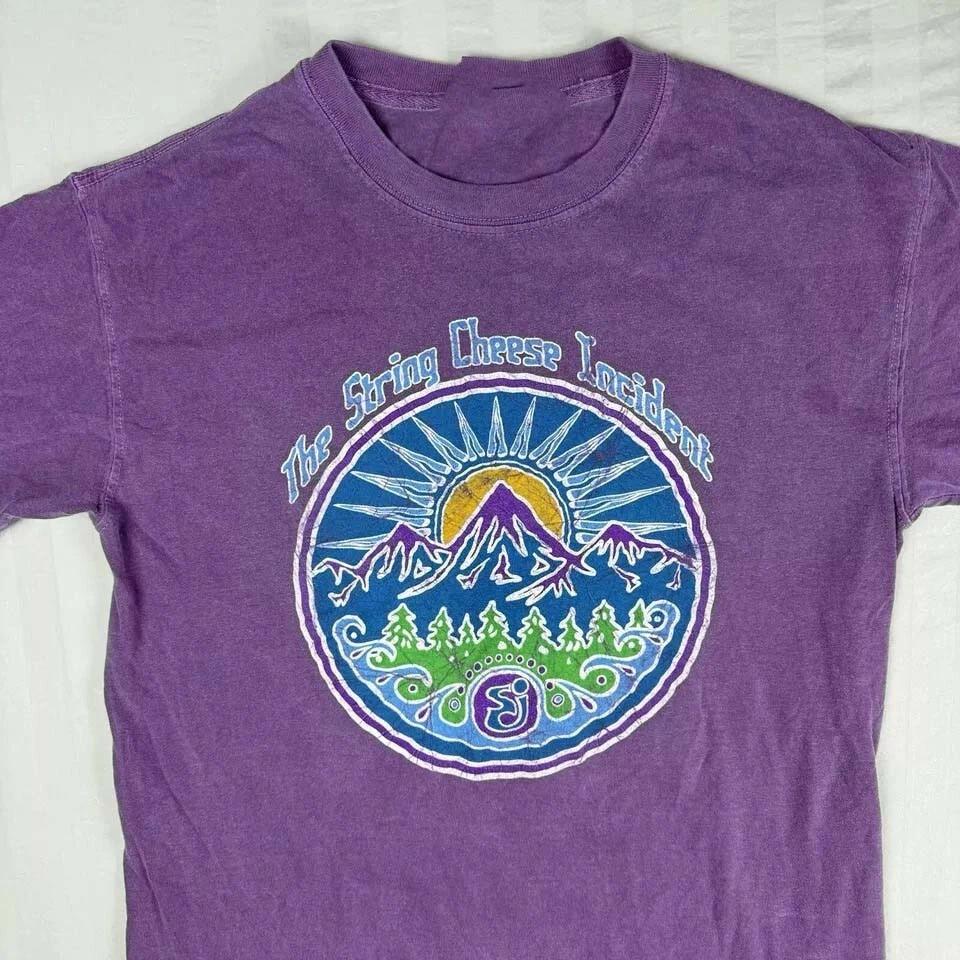 

The String Cheese Incident T Shirt Unisex Purple Graphic SN22 Unisex T-Shirt XXXL