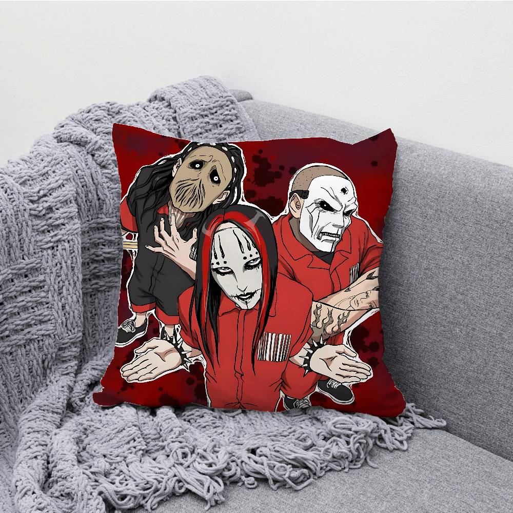 S-Slipk-notS Chibi Pillow Case For Sofa Decor Car Office Room Printing Cushion Cover Decorations and Protector