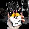 Cartoon Bear Brown Rabbit Soft Phone Case for Xiaomi Redmi Note 13 14 15 Pro Plus 12S 12 11S 11 11T 10S 10 Shockproof Cover Back
