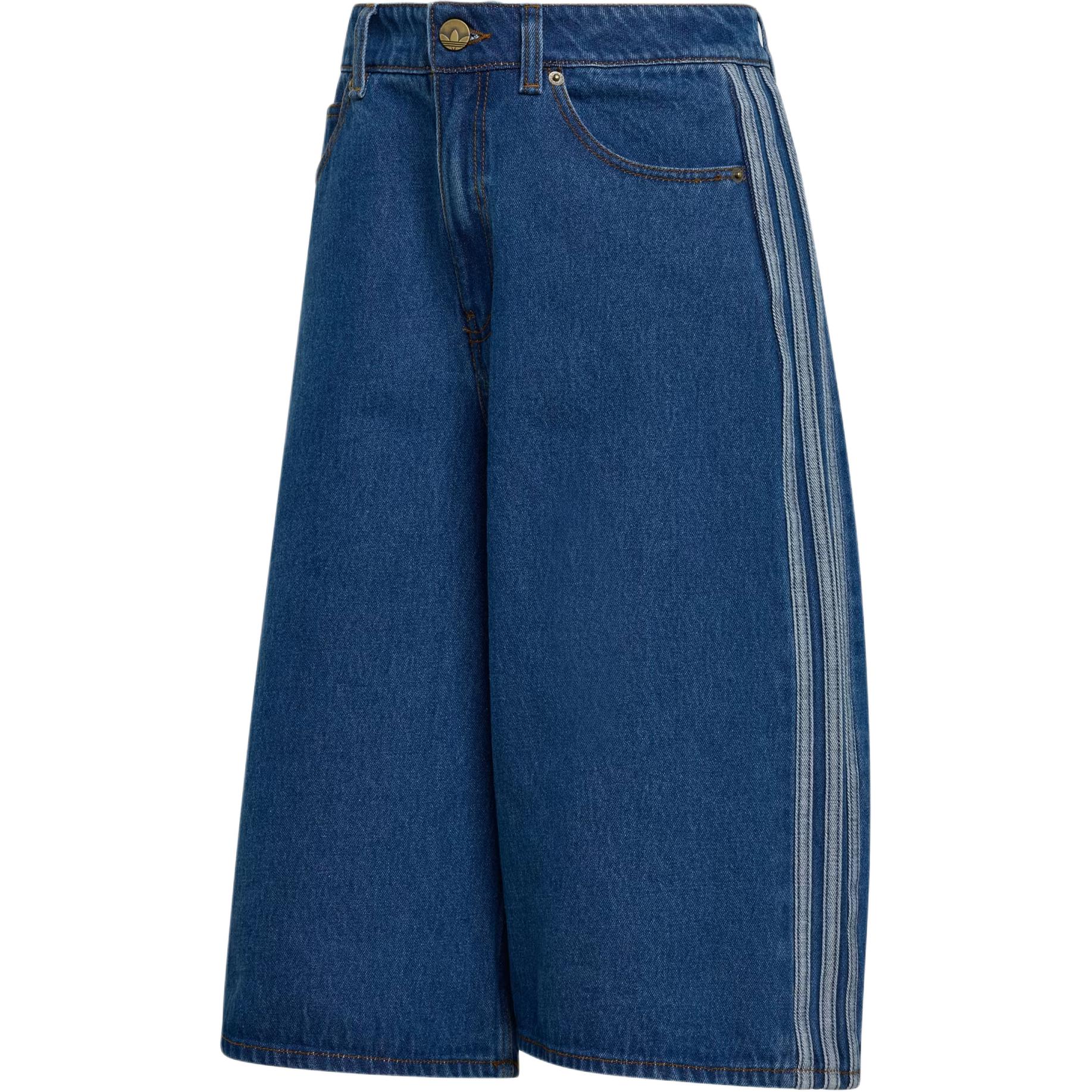 Adidas Originals Firebird FW25 Vintage Breathable Loose Cotton Denim Shorts Women shorts KD2915 XS