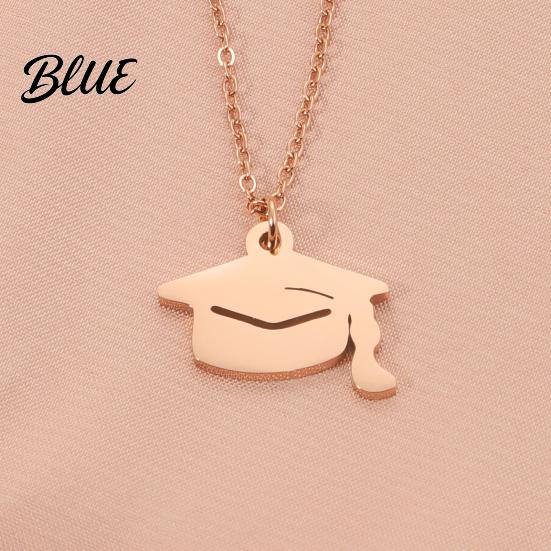 Graduate Pendant Necklace Graduation Cap Unisex Charm for Men Keepsake
