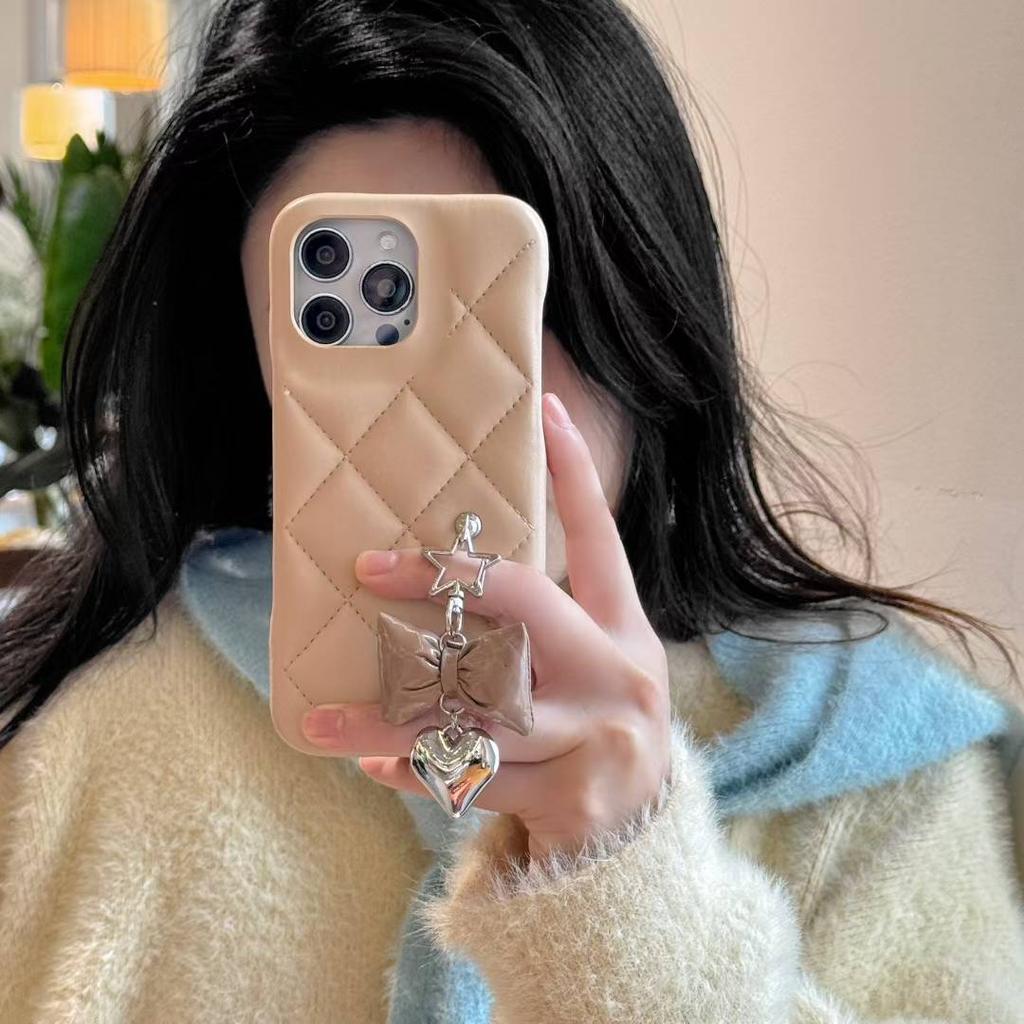Luxury Bow Strap Leather Phone case for iPhone 17 16 Pro Max for 15 Pro Max in Stock Free Shipping Mobile Phone Accessories
