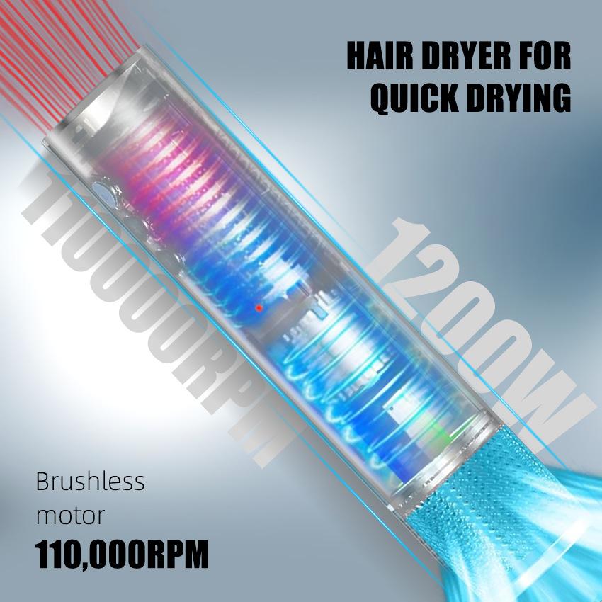 Five In One High-speed Hair Dryer and Straightener