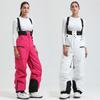 Women's Ski Pants Waterproof Windproof Breathable Snowboarding Pants Insulated Outdoor Hiking Warm Skiing Bibs Pants Unisex Sport Snow Pants for Women